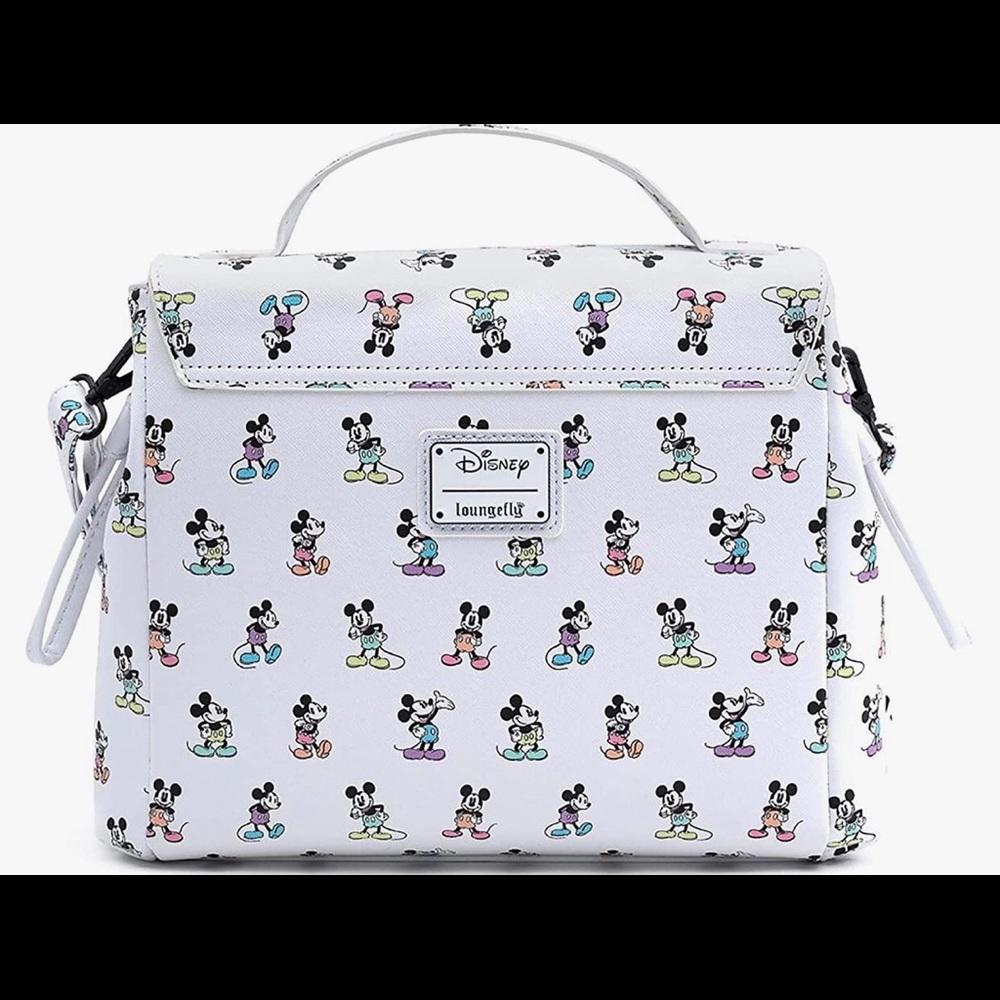Mickey Mouse Pastel Poses Crossbody Bag